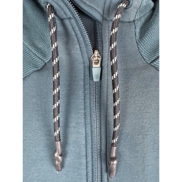 Sweaty Betty Cross Train Full Zip Hoodie Jacket Green Women’s Small - Picture 5 of 8